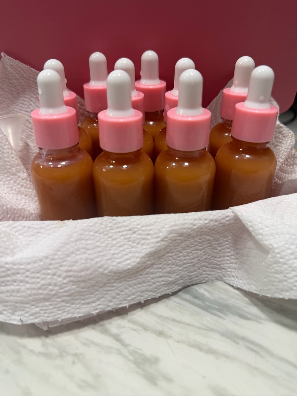 Hydrating Face Oil Serum with Pink Dropper - Women Bath & Body